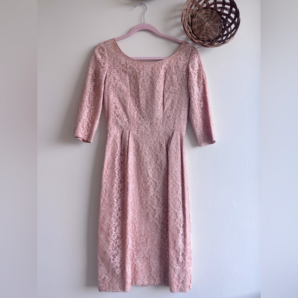 Beautiful lace vintage dress handmade